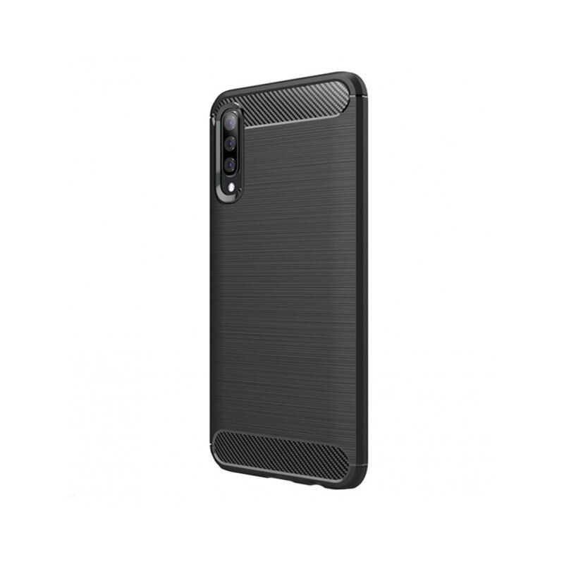 Husa Spate Forcell Carbon Pro Samsung Galaxy A70 Negru Silicon