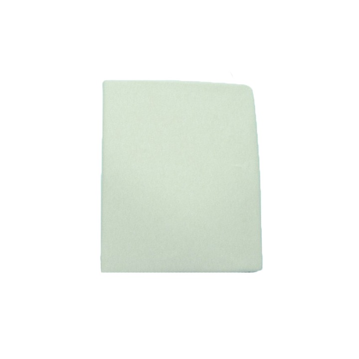 SENSILLO Постелка 120x60 cm памук за детско легло с ластик Ecru