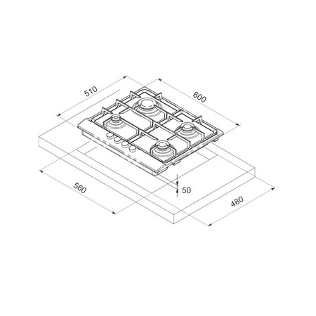 Plita Franke FSFL 604 GAV XS C