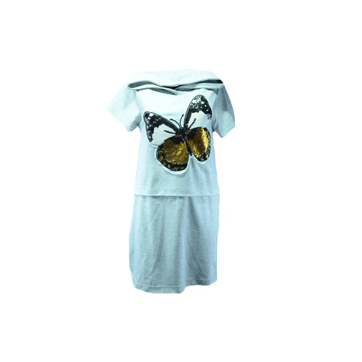 Ruha lányoknak Mini Junior 97-200-122, Szürke 21117