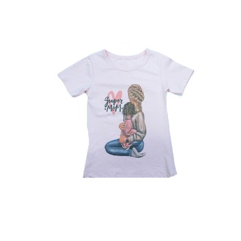 Tricou cu maneca scurta fetite Style 193161R1, Multicolor Tricou cu maneca scurta fetite Style 193161R1, Multicolor