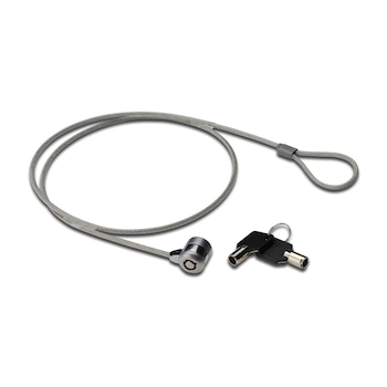 Cablu de siguranta cu doua chei pentru notebook , Ednet , 1.5 m , argintiu Cablu de siguranta cu doua chei pentru notebook , Ednet , 1.5 m , argintiu