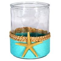 borcan pentru lumanare de sticla transparent cu stea de mare decorativa  decorcasa  16 x 19 cm imagen 49_0_
0