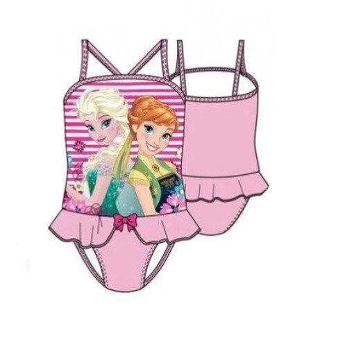 Costum de baie intreg Frozen, Roz