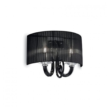 Aplica Ideal Lux, Swan AP2 Nero, cod 153131 Aplica Ideal Lux, Swan AP2 Nero, cod 153131