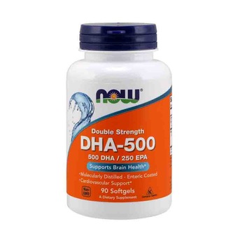 Ulei esential Omega 3, 500 DHA/250 EPA, Now Foods, 90 softgels Fara aroma Ulei esential Omega 3, 500 DHA/250 EPA, Now Foods, 90 softgels Fara aroma