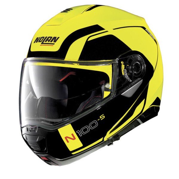 Casca moto NOLAN flip-up - N100-5 Consistency, led yellow, M