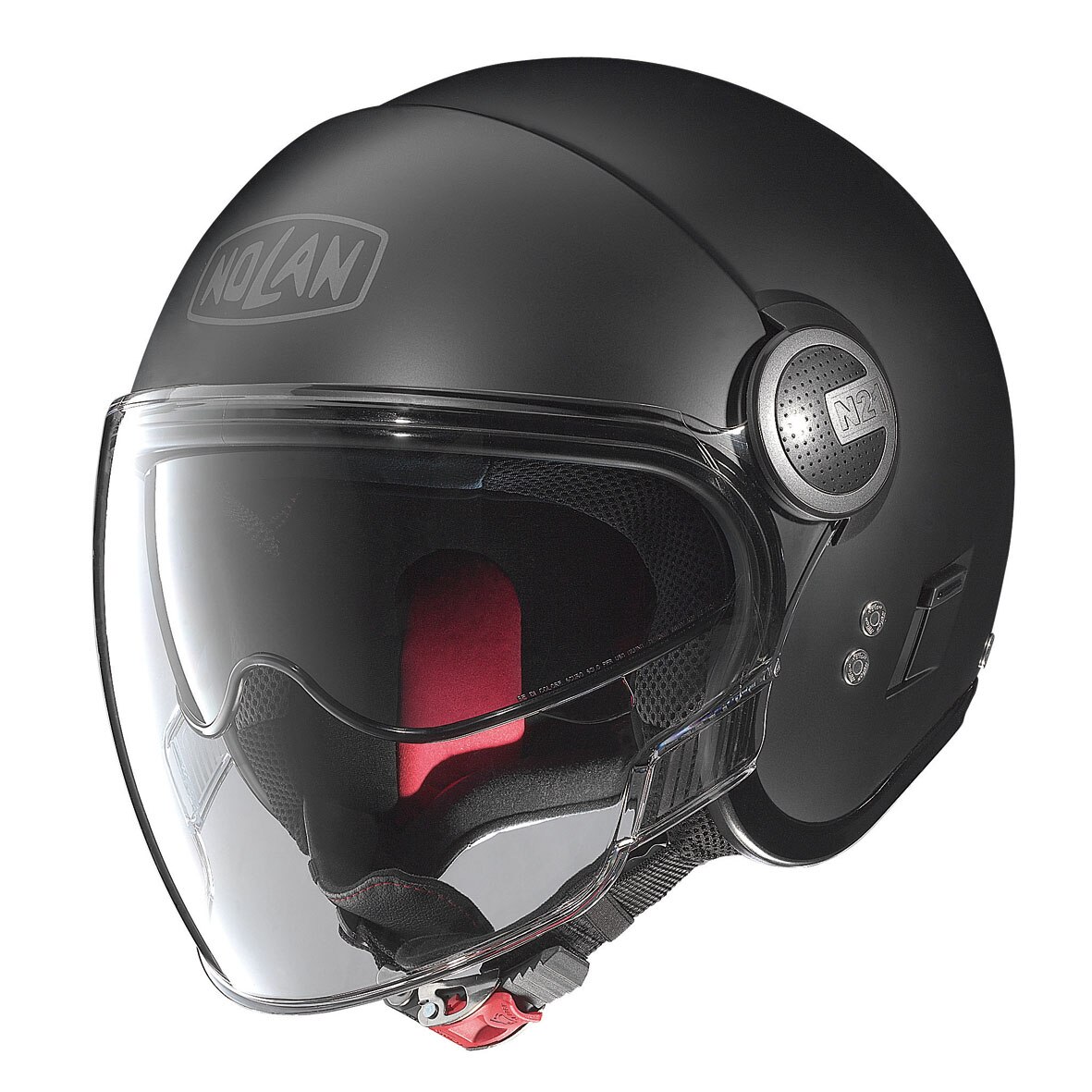 Casca moto NOLAN mini-jet - N21 VISOR Classic, flat black, 2XS
