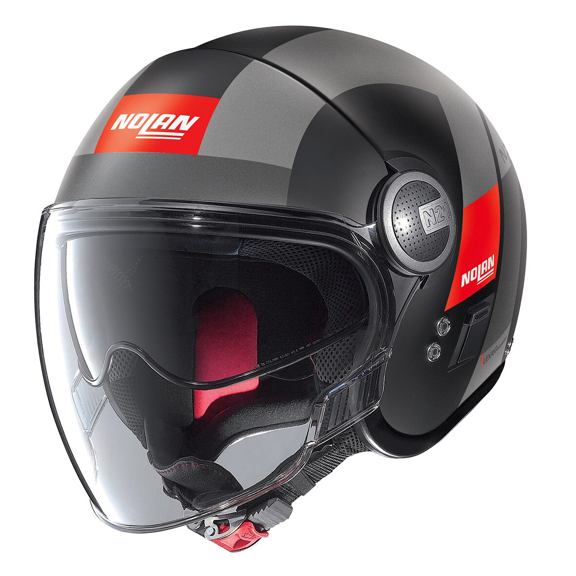Casca moto NOLAN mini-jet - N21 VISOR Spheroid, flat black, XS