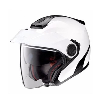 Casca moto NOLAN crossover - N40-5 Classic, metal white, S Casca moto NOLAN crossover - N40-5 Classic, metal white, S