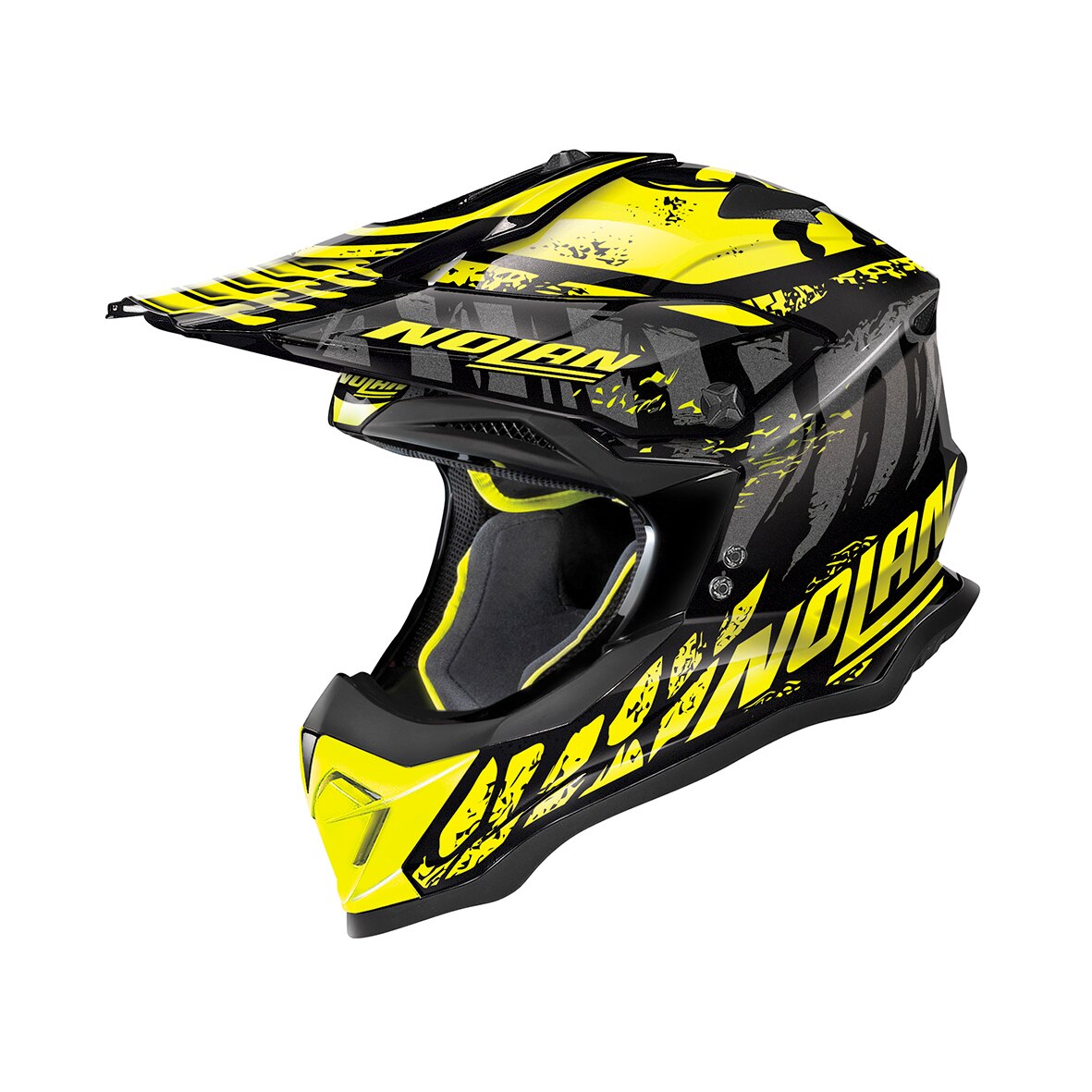 Casca moto NOLAN offroad - N53 Skeleton, glossy black, XL