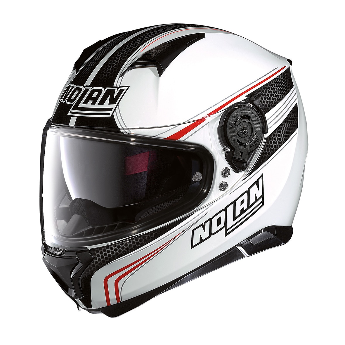 Casca moto NOLAN full-face - N87 Rapid, metal white, XS