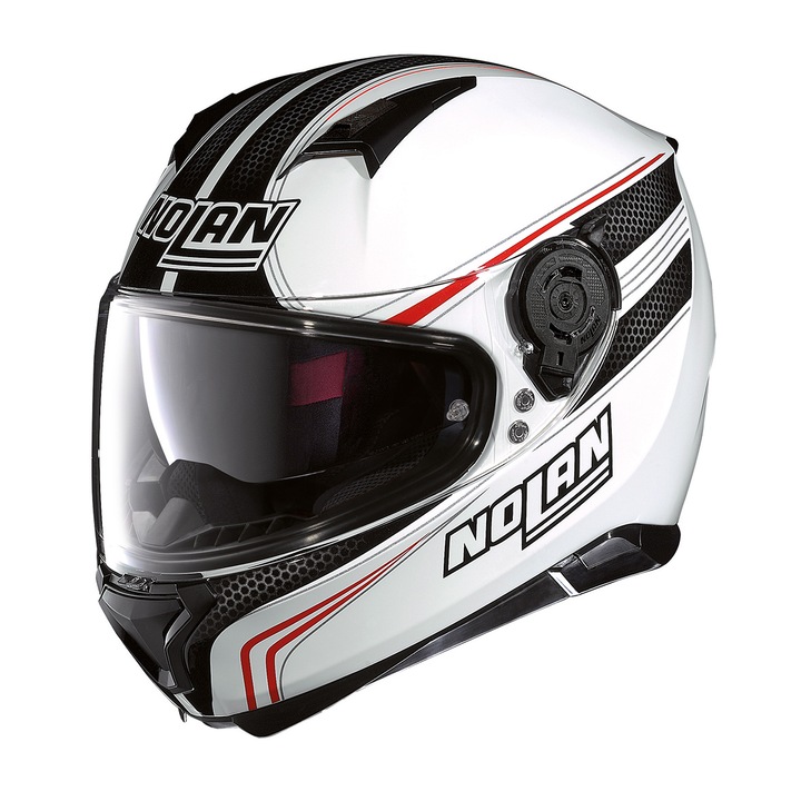 Casca moto NOLAN full-face - N87 Rapid, metal white, XS