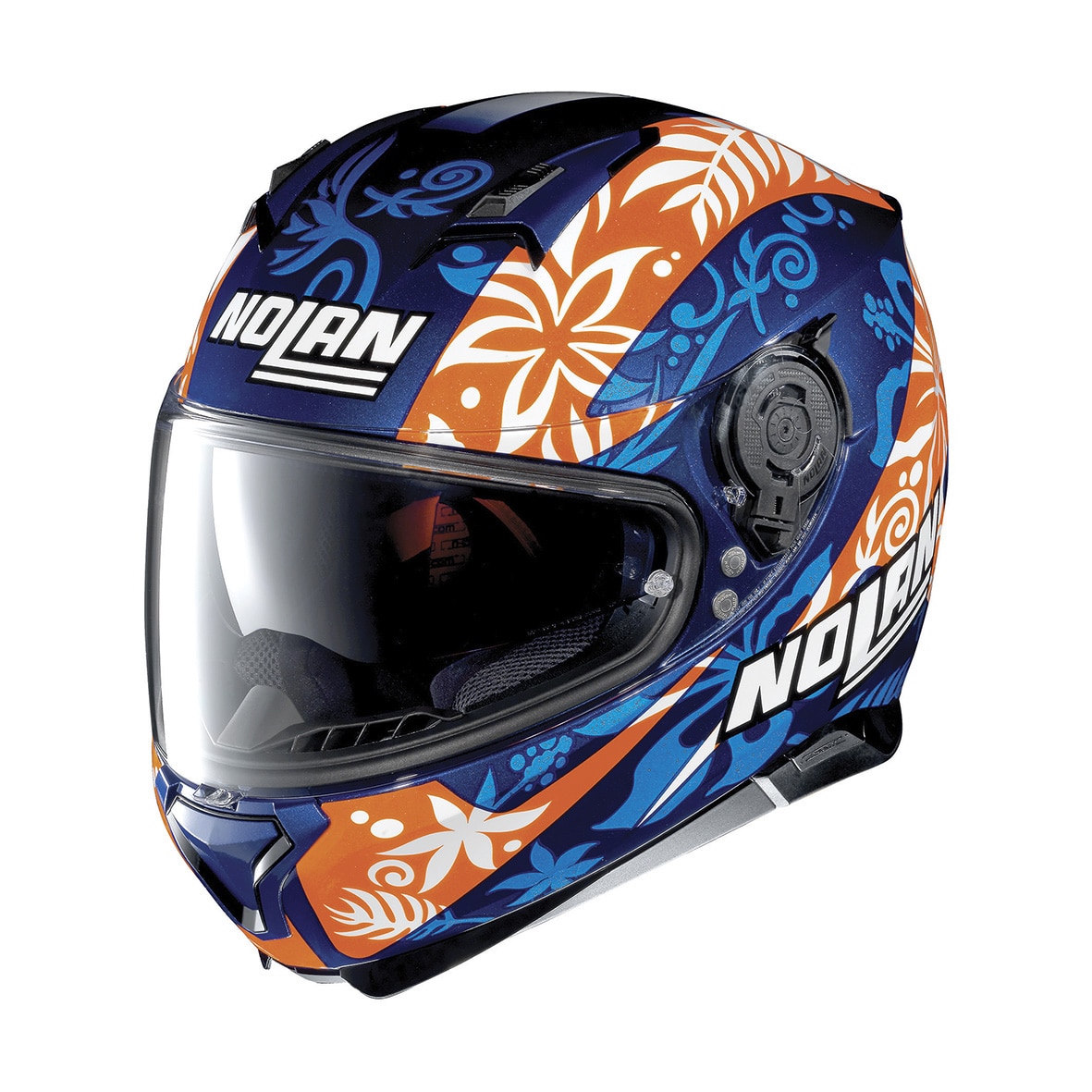 Casca moto NOLAN full-face - N87 Gemini Replica, Petrucci / metal cayman blue, L