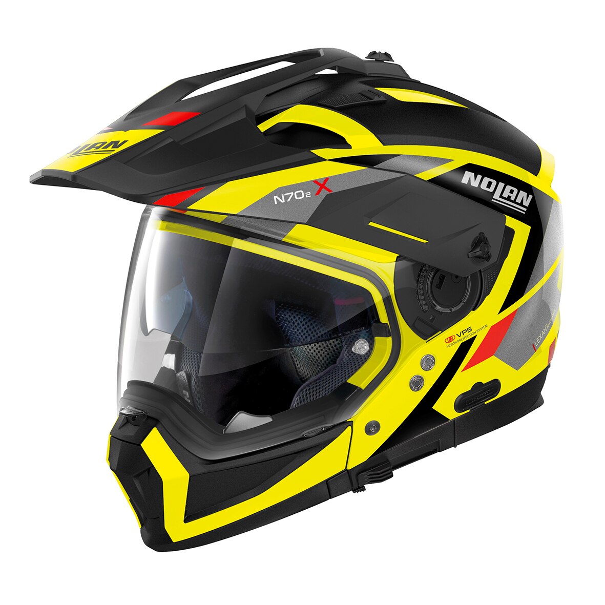 Casca moto NOLAN crossover - N70-2 X Grandes Alpes, led yellow, L