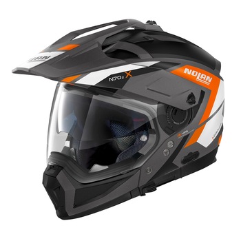 Casca moto NOLAN crossover - N70-2 X Grandes Alpes, flat lava grey, S Casca moto NOLAN crossover - N70-2 X Grandes Alpes, flat lava grey, S