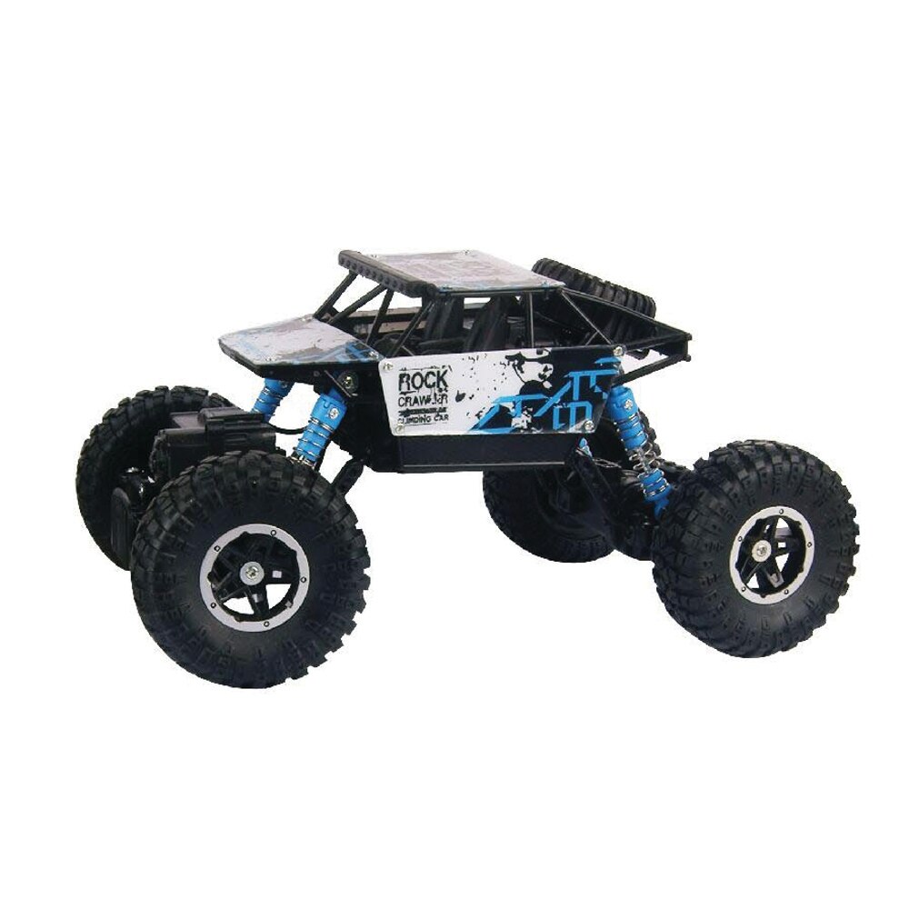 Masinuta Climbing 4x4 cu Radiocomandata 2.4Ghz , Rock Carwar SUV 1:16 Albastru, Offroad pentru beton, iarba, nisip si pietricele mici - Undercover Toys