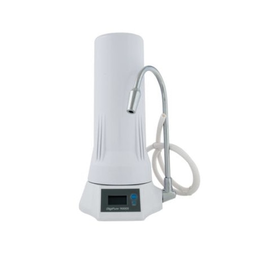 Filtru de apa pentru bucatarie Digipure CTO, culoare alb, cu ecran LCD