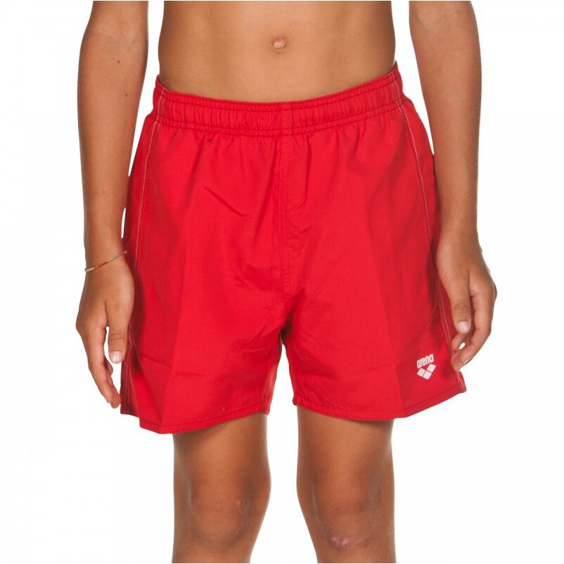 Costum de baie pentru baieti Arena Fundamentals Jr Boxer, 10/11 (D), Red/White