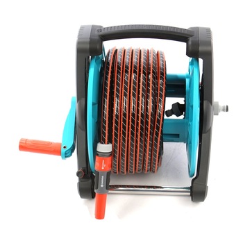 Set Tambur pentru furtun, cu conectori si furtun 20 m Set Tambur pentru furtun, cu conectori si furtun 20 m