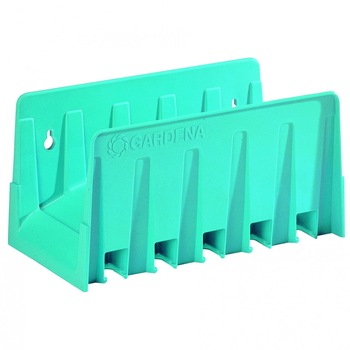 Suport de perete, pentru furtun, Gardena, culoare verde Suport de perete, pentru furtun, Gardena, culoare verde