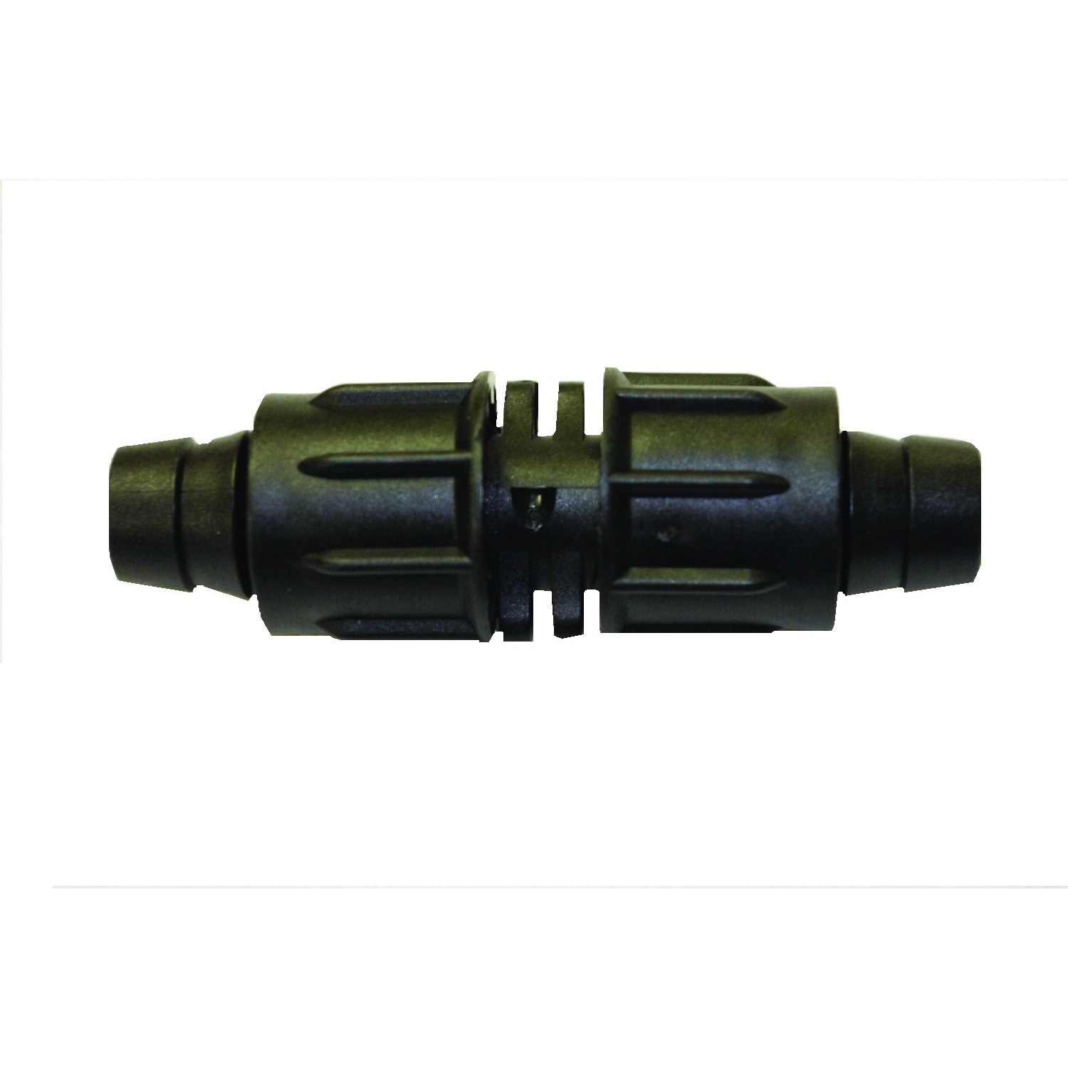 Set 2 mufe egale pentru banda de picurare, negru, polipropilena