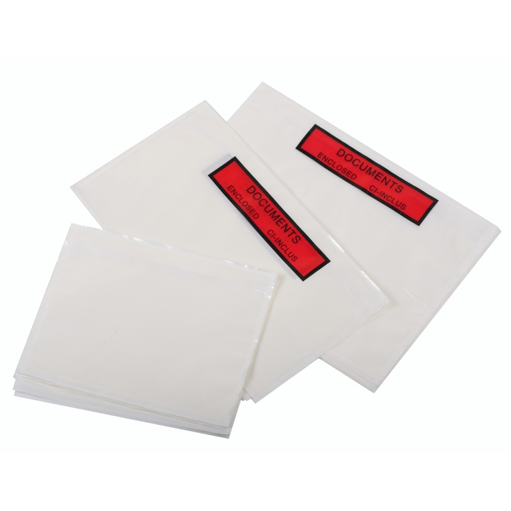 Plicuri port document , autoadezive , 225x120 mm , 1000 buc/set