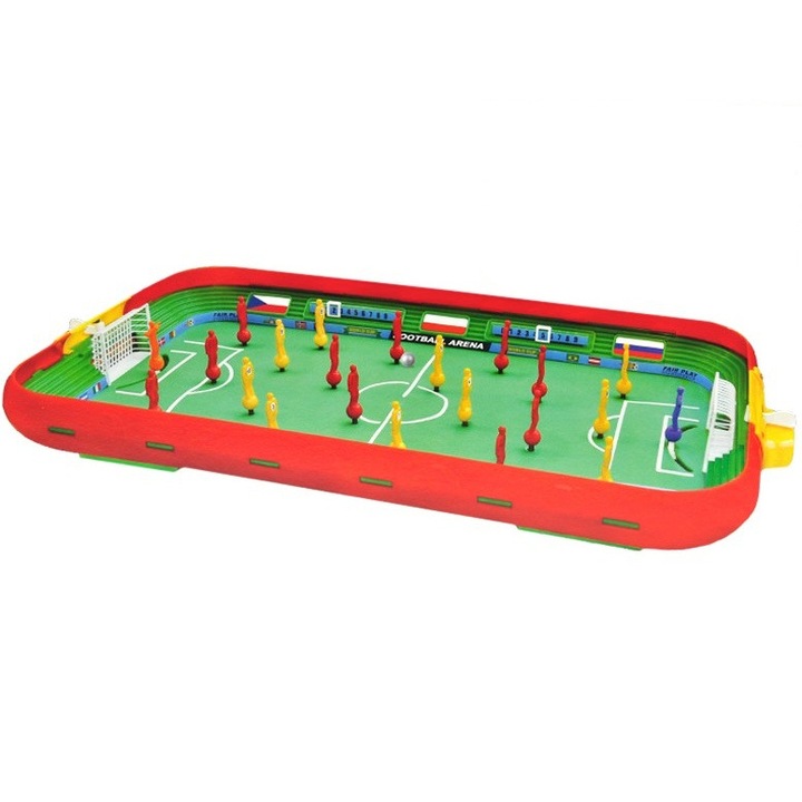 Malipen Arena asztali foci játék, gyerekeknek, piros és sárga