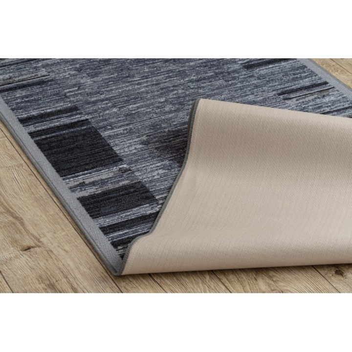 Traversa DYWANY ŁUSZCZÓW anti-alunecare adagio gri, latime 90 cm