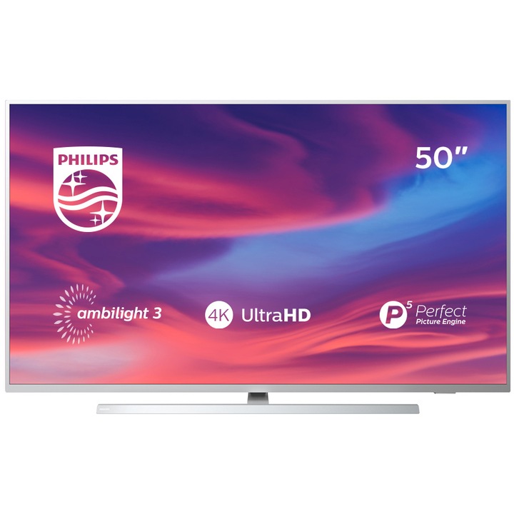 Телевизор LED Smart Android Philips, 50" (126 см), 50PUS7304/12, 4K Ultra HD