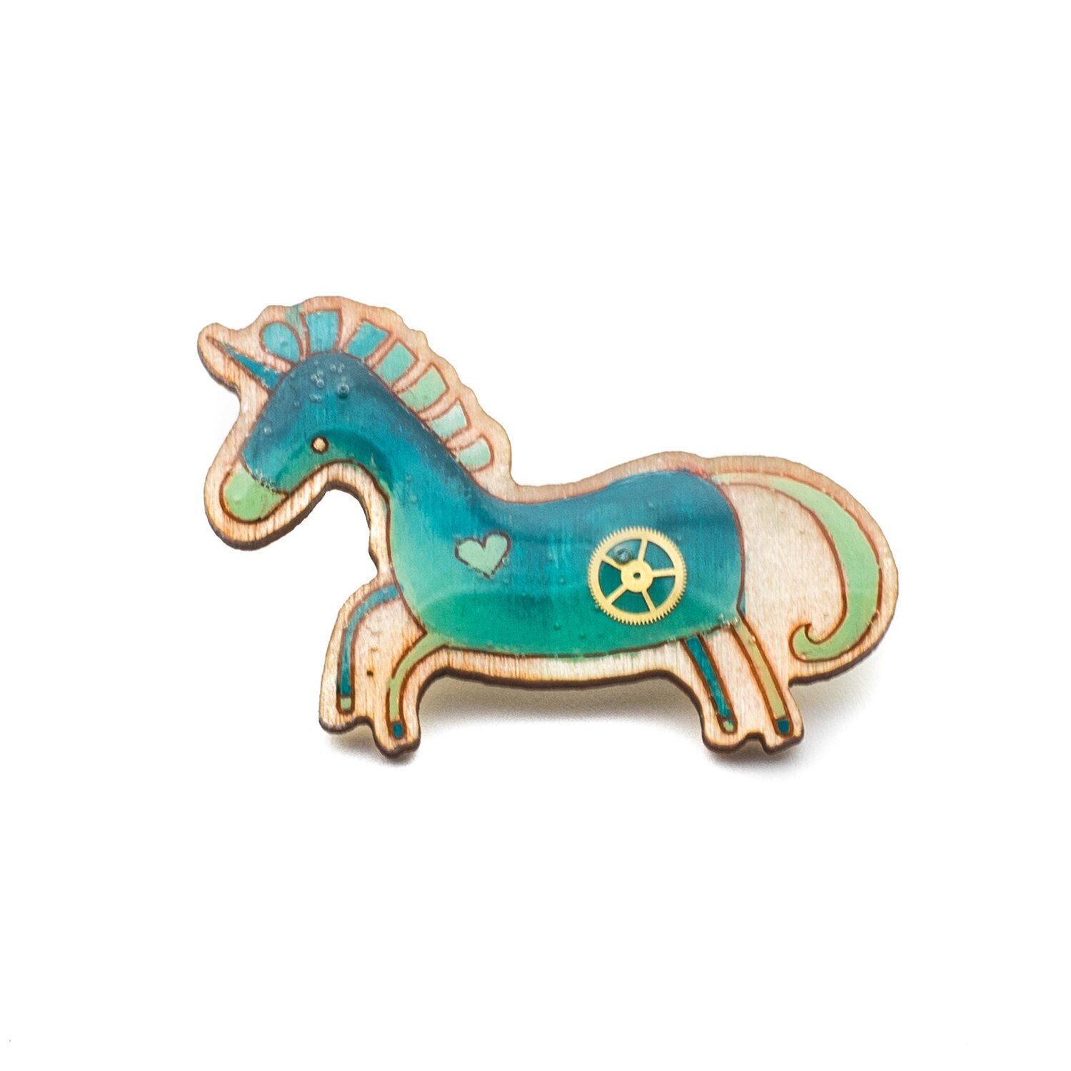 Brosa My GREEN UNICORN 482, 45mm, Verde