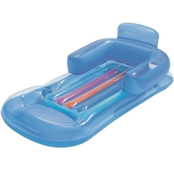 Saltea gonflabila pentru piscina, Bestway, fotoliu sezlong 150x77 cm, suport pahar, albastra Saltea gonflabila pentru piscina, Bestway, fotoliu sezlong 150x77 cm, suport pahar, albastra