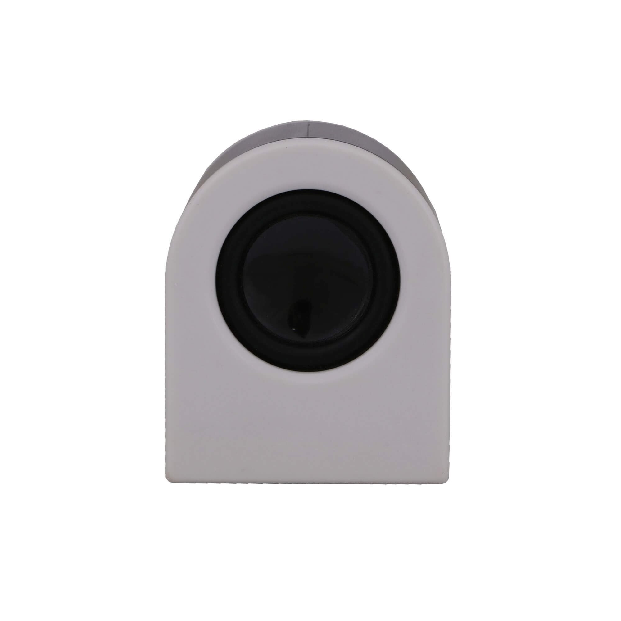 Mini boxa portabila Sphinx, cu fir, 5.5x4.5x4 cm, USB, mufa Jack 3,5 mm, 1.5 W, Alb/Negru