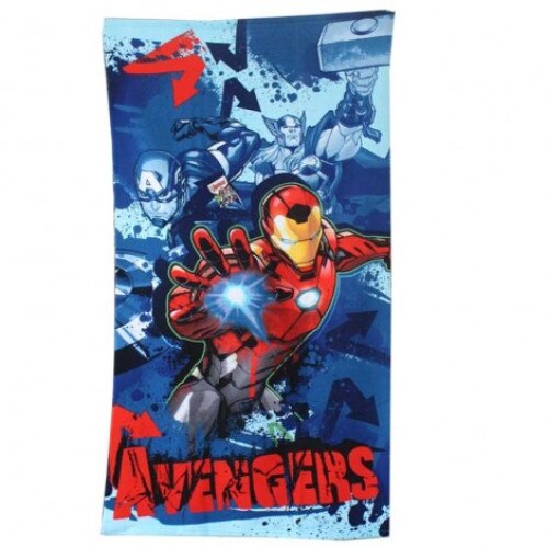 Prosop plaja Avengers Iron Man microfibra 140x70 cm 140 x 70 cm Multicolor