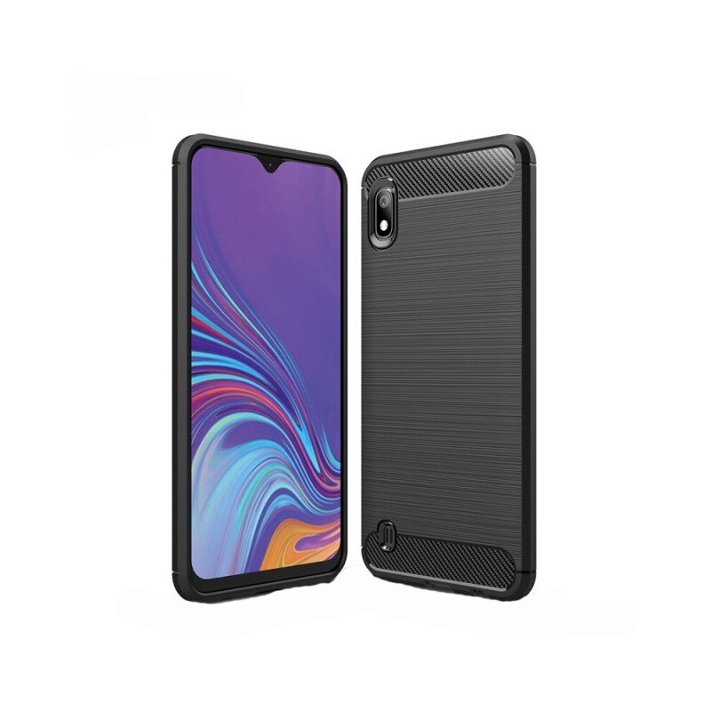 Husa Spate Forcell Carbon Pro Samsung Samsung Galaxy A10 Negru Silicon