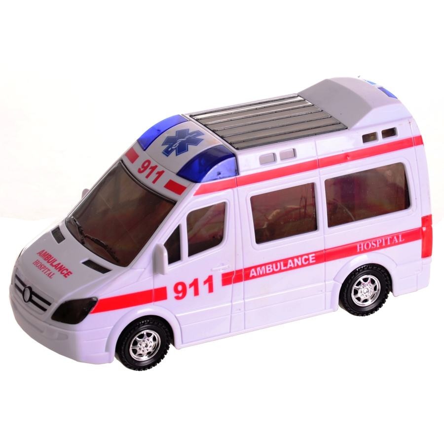 Ambulanta cu sunete si efecte luminoase 3D