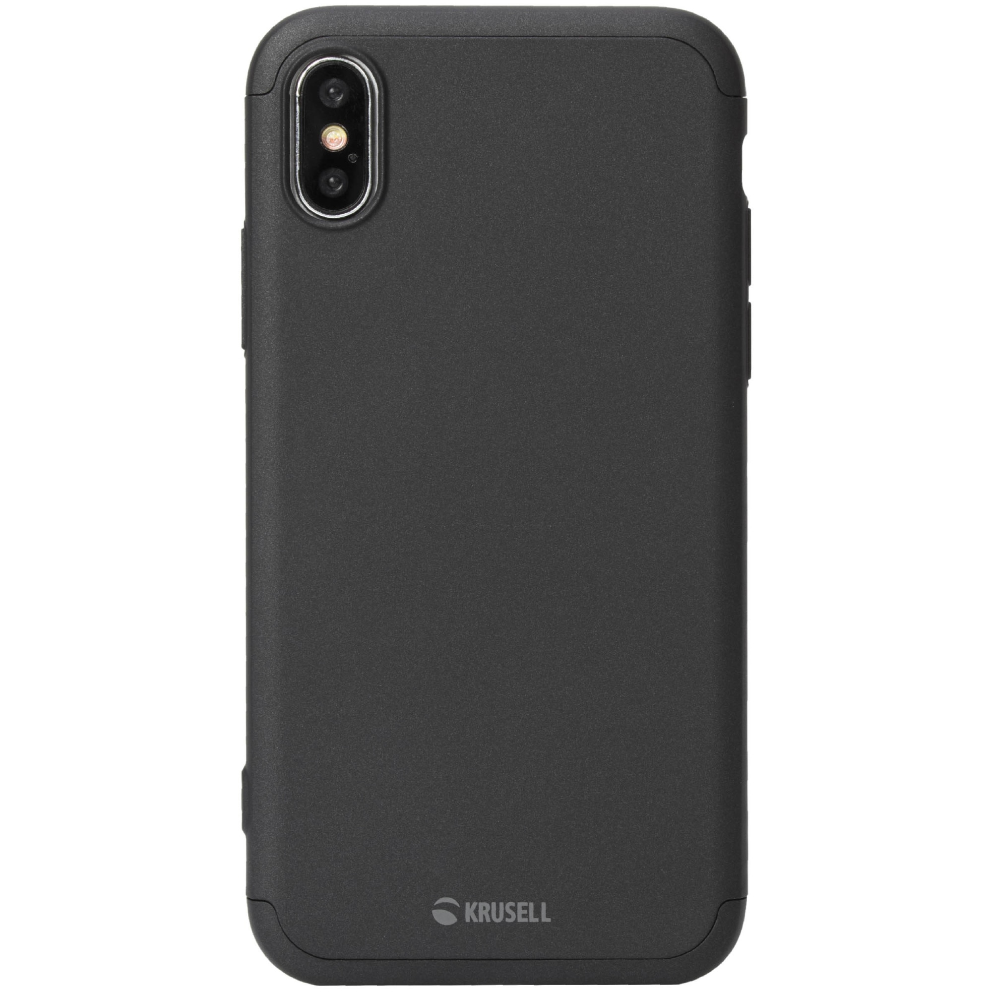 Husa de protectie, Krusell, Arvika 3.0, 360 grade, pentru Apple Iphone XS, Neagra