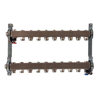 Ansamblu distribuitor inox 9 cai detentor HERZ Armaturen Ansamblu distribuitor inox 9 cai detentor HERZ Armaturen