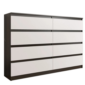 Comoda moderna, PVC, R-120-S8 MIX WENGE, 98x40x120 Comoda moderna, PVC, R-120-S8 MIX WENGE, 98x40x120