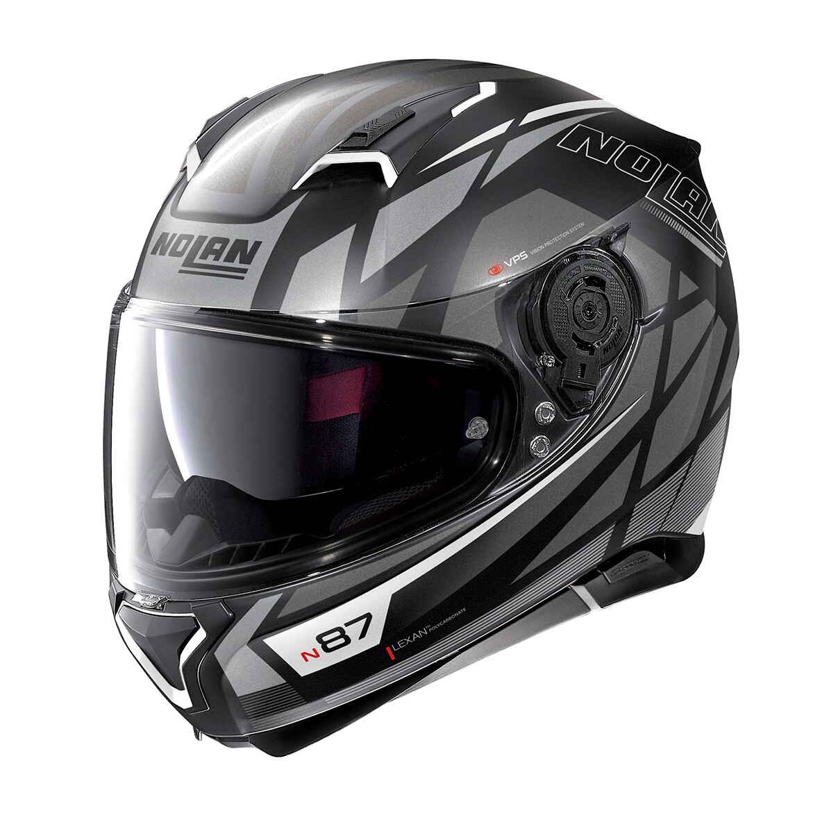 Casca moto NOLAN full-face - N87 Originality, flat black /grey, L