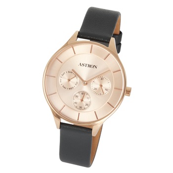 Ceas de dama ASTRON, mecanism quartz, carcasa culoare rosegold, cadran rosegold, 36 mm Ceas de dama ASTRON, mecanism quartz, carcasa culoare rosegold, cadran rosegold, 36 mm