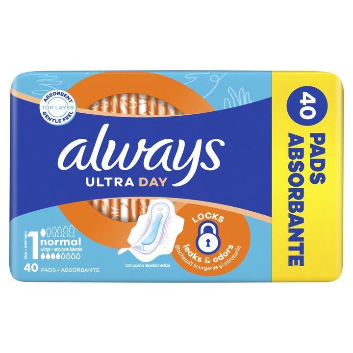 Дамски превръзки Always Ultra Super Quattro, 40 броя