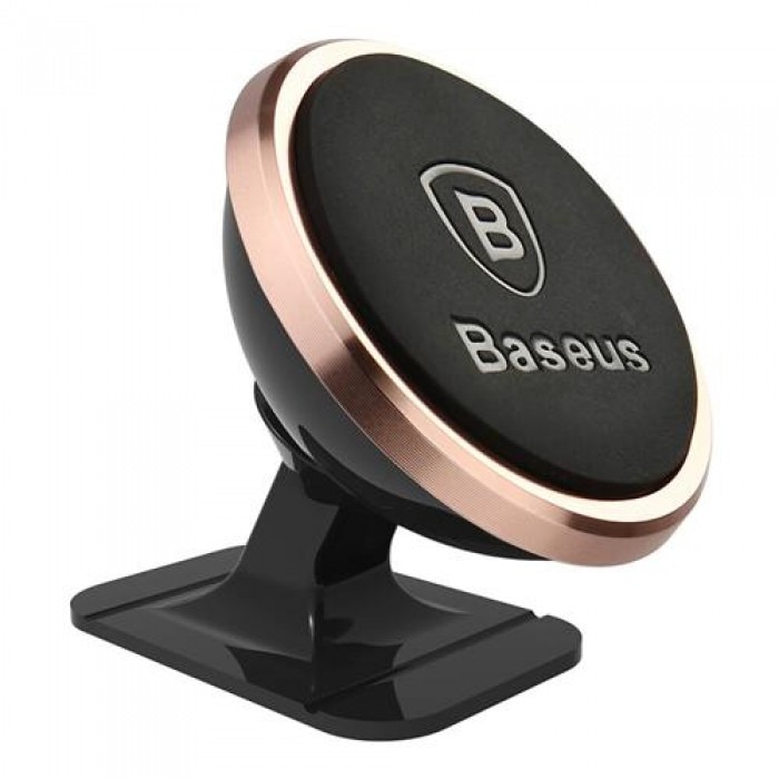 Suport Auto Baseus, Stick-On 360, Rose/Gold