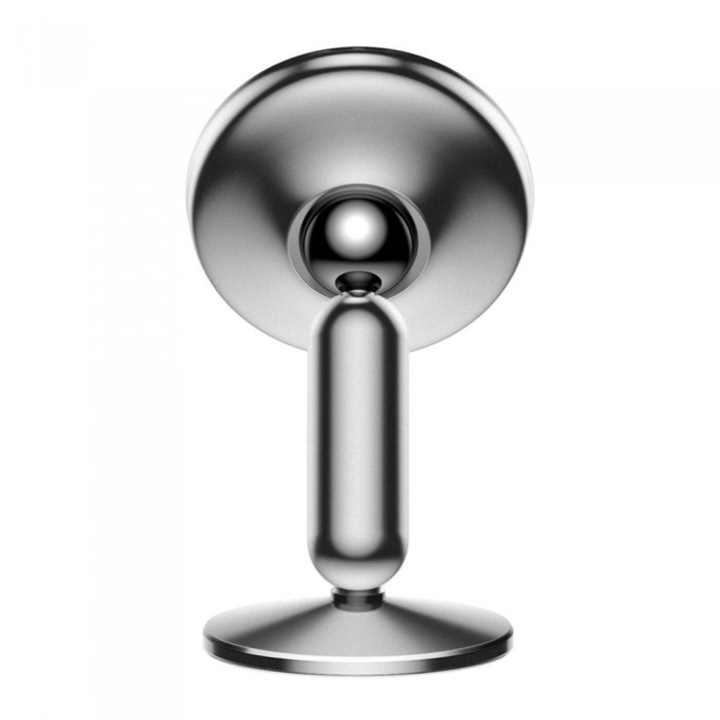 Стойка за кола Baseus Bullet, Вградена магнитна скоба, Сребрист