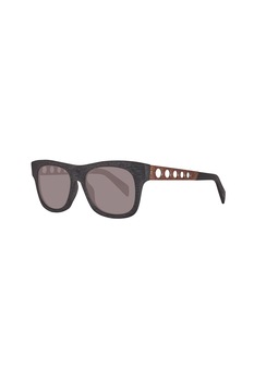 Diesel, Ochelari de soare cu detalii decupate, Negru/Maro bronz, 55-17-140 Standard Diesel, Ochelari de soare cu detalii decupate, Negru/Maro bronz, 55-17-140 Standard