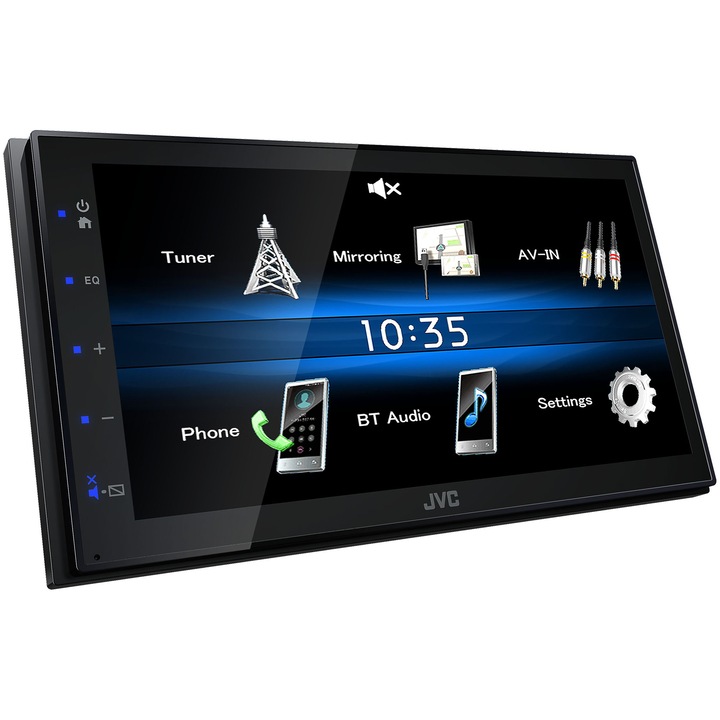 Мултимедиен плеър за кола JVC KW-M25BT, 2DIN, 6.8 инча сензорен дисплей, 4x50 W , Bluetooth