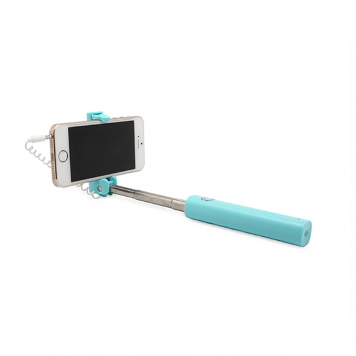Selfie stick, Remax, Mini XT-P02, 3.5 jack, Verde