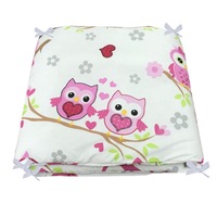 set 4 aparatori protectii laterale pat pufoase 120x60 cm h39cm deseda bufnite cu roz imagen 39_2_
0