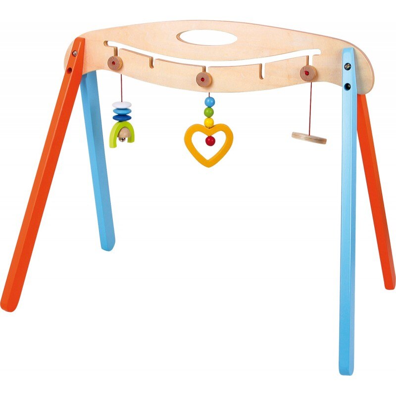 Centru de activitati Baby Gym, Small Foot, multicolor, lemn, 0 luni+