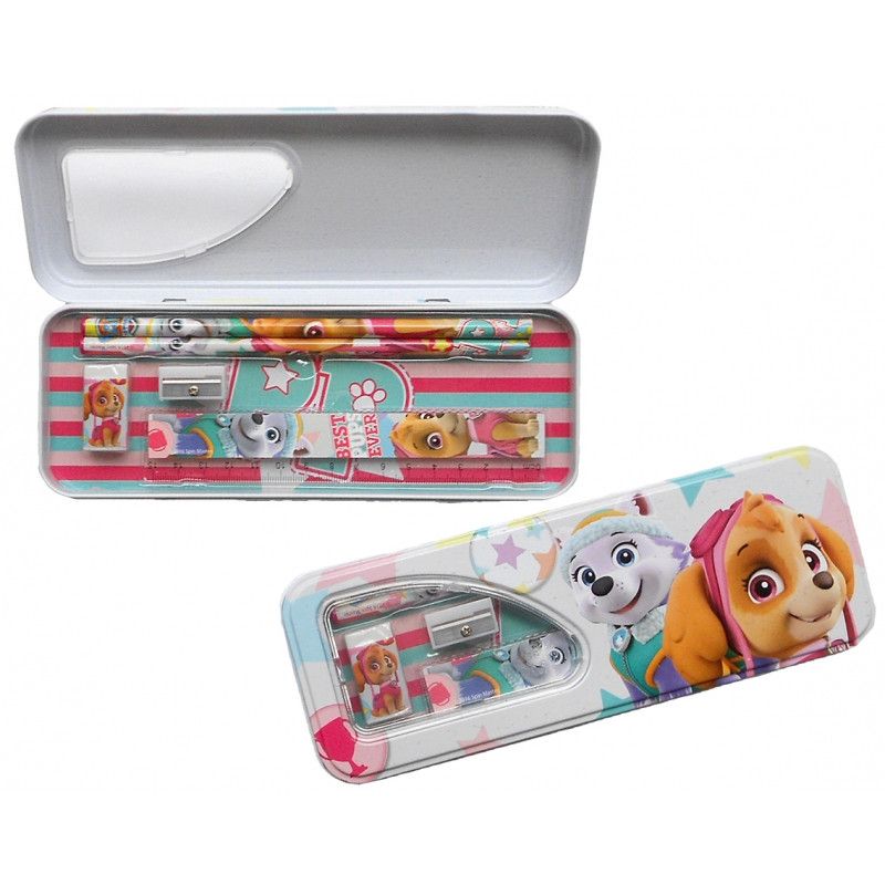 Penar Paw Patrol metalic echipat roz 20x6x3 cm